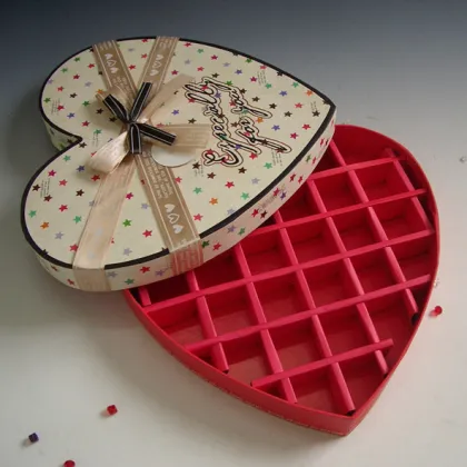 Heart shape chocolate box