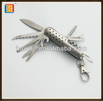 2017 Promotional Stainless Steel Multipurpose Pocket Foldable Swiss Knife
