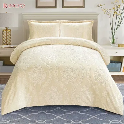 Flannel fleece bedding set King Queen winter comforter