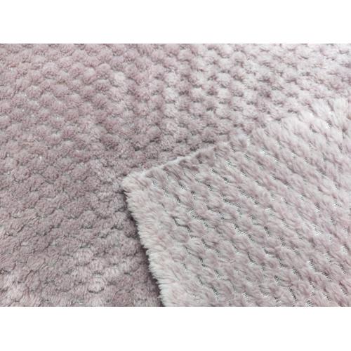 Dubbel sida flanell med Merbau Jacquard -tyg