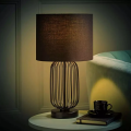 Industrial LED Cage Lamp Touch Dimmer Black