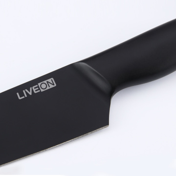 8 &#39;&#39; cuchillo de cocinero de cocina de óxido negro