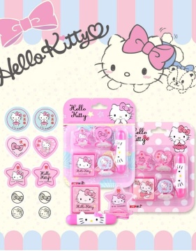 Cute Cartoon Double Seal Stamp Set - Fun for Kids
