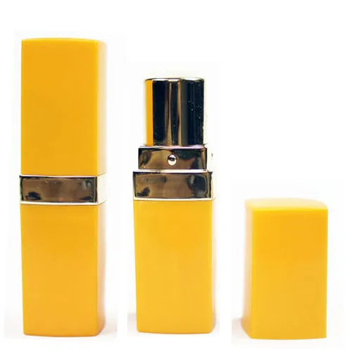 injection colour square shape plastic empty lipstick tubes