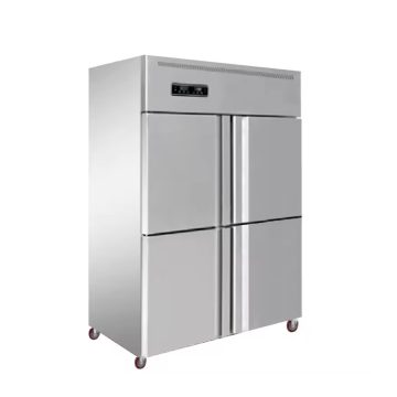 Commercial Stainless Steel 1200L Kitchen Fridge & Freezer