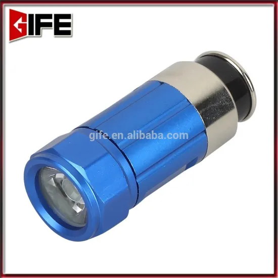 GF-6071 0.5W Mini LED Flashlight Car Charger Rechargeable Torch Lamp