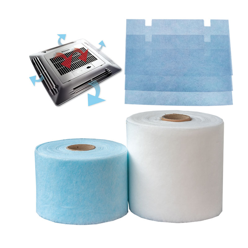 Filtro non tessuto ad alta efficienza cotone per filtro dell'aria cotone filtro efficienza primaria