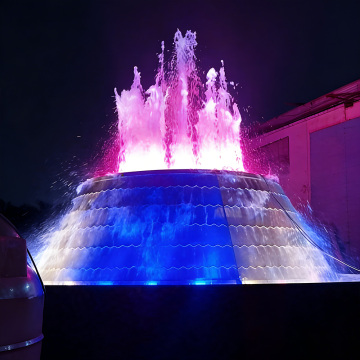 Outdoor stainless steel dance fountain