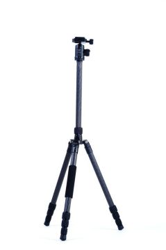 4 section carbon fiber tripod for travel