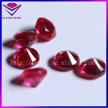 5mm Brilliant Cut Girdle Gemstone Argentina Jewelry Synthetic Ruby