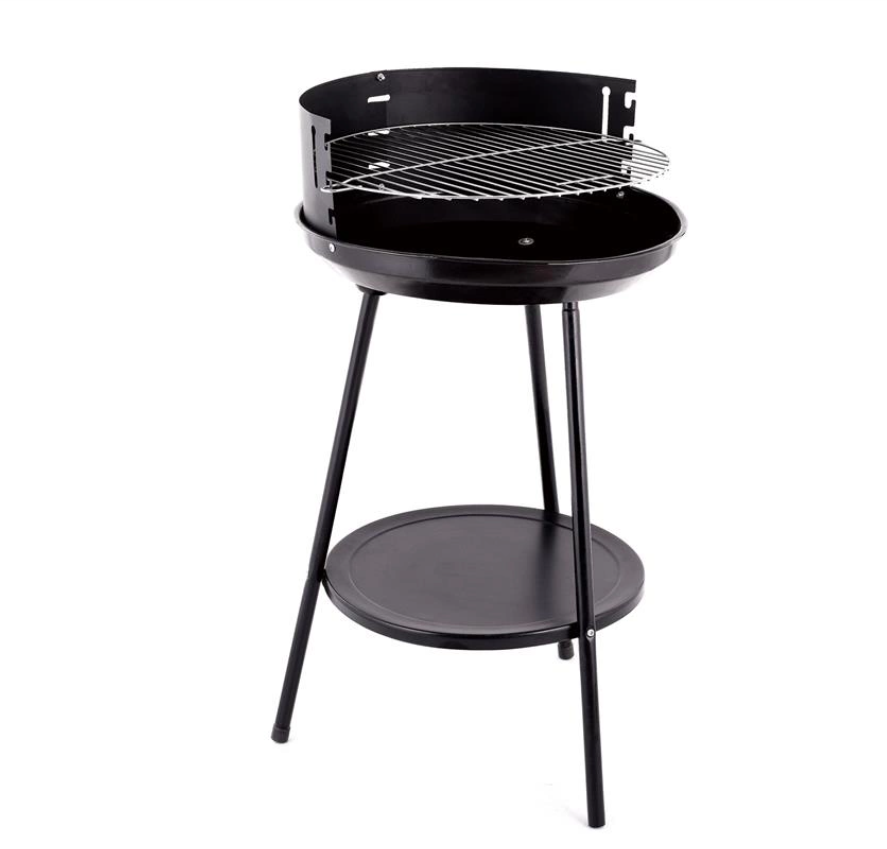 Easy to clean portable charcoal grill