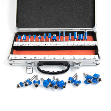 Professional 24-Piece YG8 Carbide Tipped Router Bit Set: Your Ultimate Woodworking Milling Cutter Kit