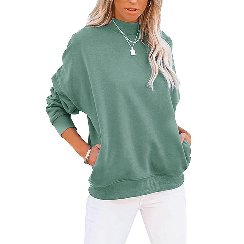 Frauen lässig Langarm Sweatshirt Tops