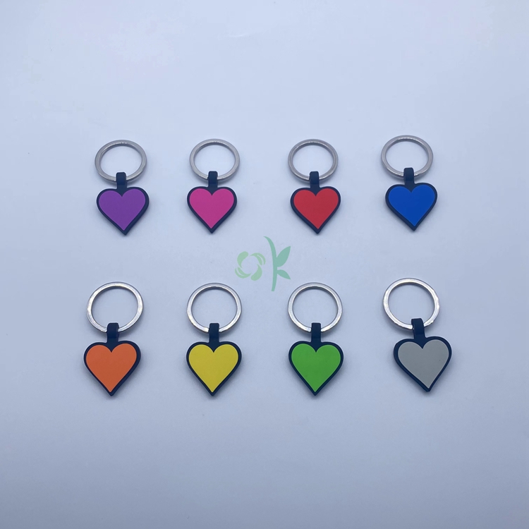 heart tag with keyring 1