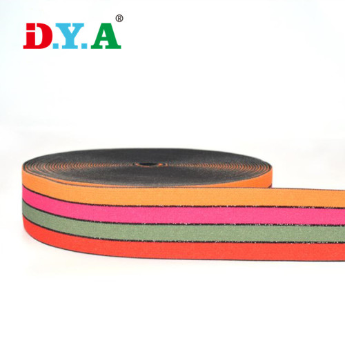 benutzerdefinierte gestreifte Lurex Elastic -Gurtband 2 cm 3,8 cm 4 cm