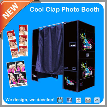 Super Equipment Digital Photo Booth With Video/Wifi/Facebook/Bluetooth/Eamil