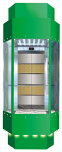 Elevator Decoration With Steel Plate Baked Enamel