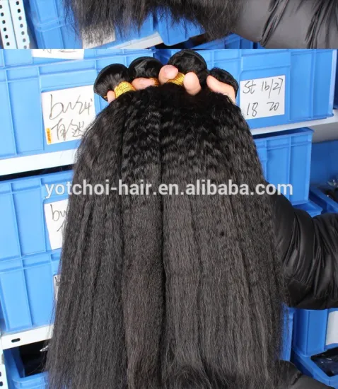 Yotchoi Hair 2016 Best Selling Raw Kinky Straight Malaysian Human Virgin Hair
