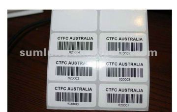 all kind of hign sensitivity barcode labels