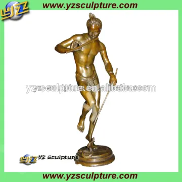 outdoor beautiful casting antique classic copper woman statue