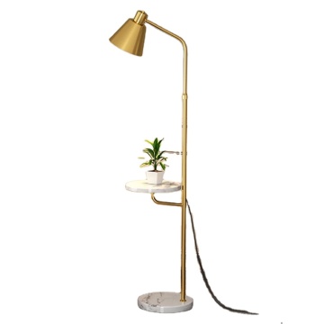 Lampada da pavimento del tè moderno in marmo nordico per soggiorno e arredamento per la camera da letto