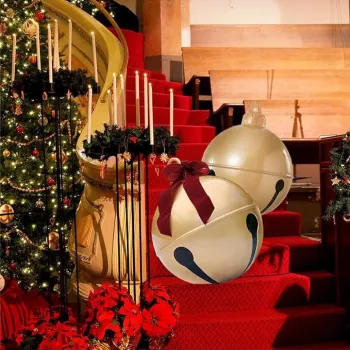 Cross-border new inflatable Christmas bells