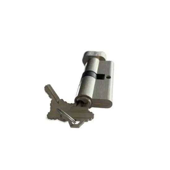European With Anti-Drill Brass Bathroom Lock Cylinder