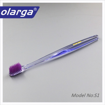 Hot sale transparent small head toothbrush wholesale