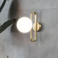 INSHINE White Ball Metall Vägglampa