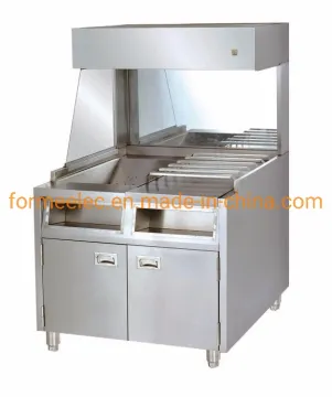 Potato Chips French Fries Chips Infrared Warmer Free Standing Chips Warmer