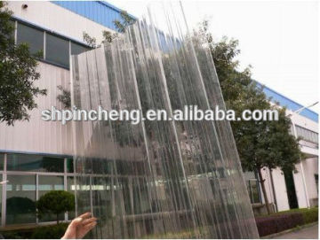 Pincheng polycarbonate corrugated plastic roofing sheets,roofing corrugated sheet,polycarbonate corrugated sheets