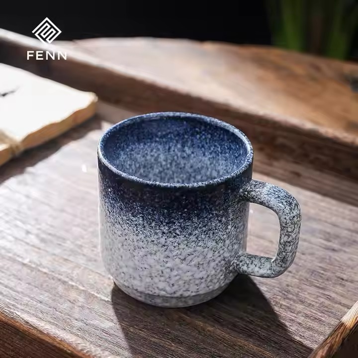 Handmade - style Speckled Ceramic Mugs