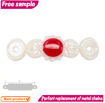 Free Sample plastic ornament footwear chain