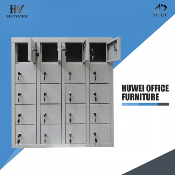 Metal cell phone charging station lockers