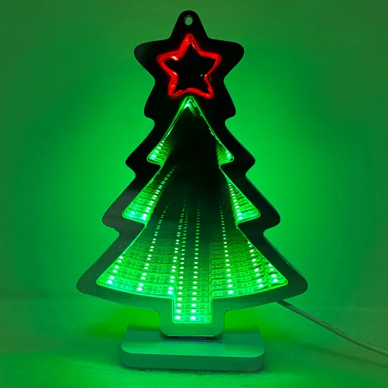 High-Quality 3D Infinity Mirror LED Dropshipping Custom Christmas Neon Sign