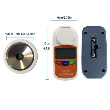 Digital Refractometer for Measuring Animal Health Index: Urine Specific Gravity and Serum Protein