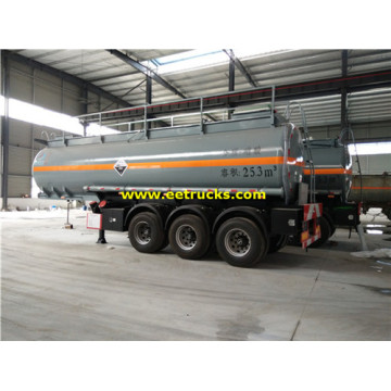 Tri-eixo 25000L Nitric Acid Tank Trailers