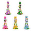 Multi colored mushroom tree Glass Beaker Bong