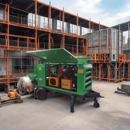 Diesel-Powered Concrete Pump for Efficient Construction Projects