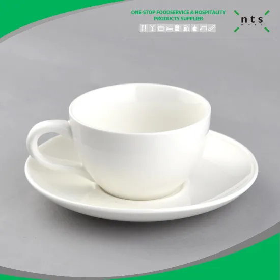hospitality industry ceramic cup and saucer