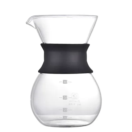 Pour Over Coffee Maker Protective Silicone Sleeve 400ML