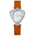 Stainless steel heart shape watch case Jewelry watch