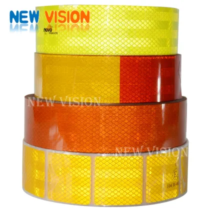 High Visibility Temporary Traffic Signs Pristmatic Grade Reflective Tape