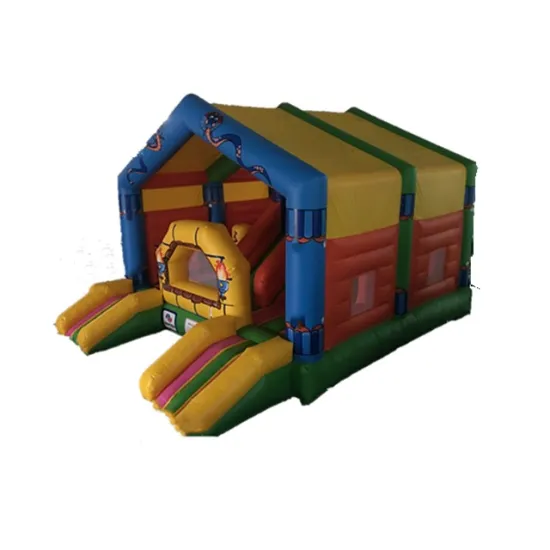 6x4x4m Jumping Castle Outdoor Bouncy Combo Inflatable Bouncer with Slide for Sale