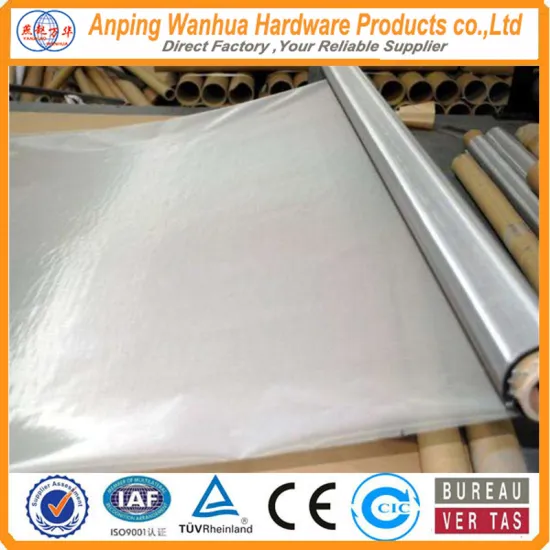 Plain Weave Square Stainless Steel Wire Mesh