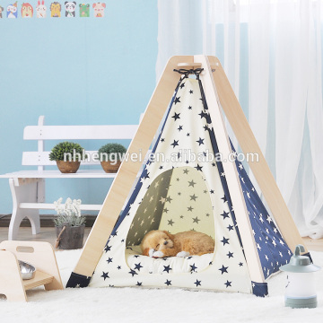 Promotional Pet Carrier cage house bed teepee tipi tent dog wholesale