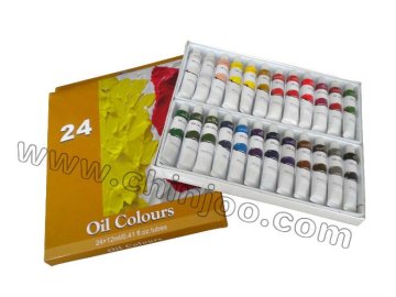 24 colors 12ml oil paint set