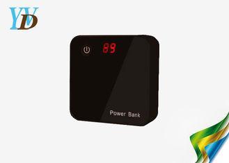LCD Black ABS Square Rechargeable USB Gift Power Bank 5400