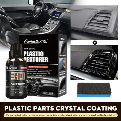Crystal Coating Agent for Plastic Car Care and Restoration