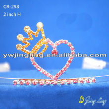 Heart Shape Holiday Wholesale Pageant Crowns